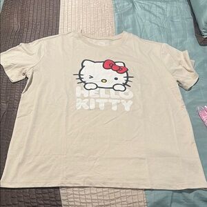 Hello Kitty Cream Short Sleeve Tee